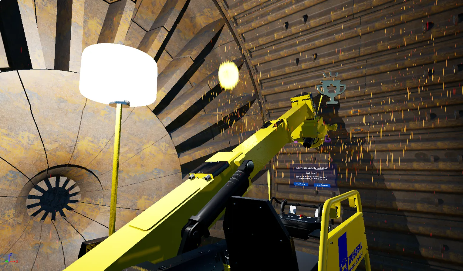 Russell 7 Mill Relining Machine Virtual Experience